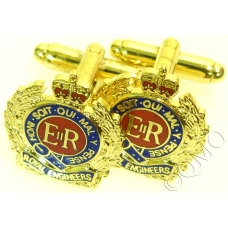 Royal Engineers Cufflinks (Metal / Enamel)